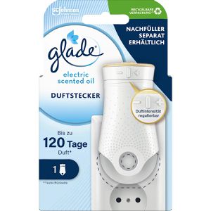 glade Raumduft Duftstecker electric scented oil, für die Steckdose, weiß, Sologerät