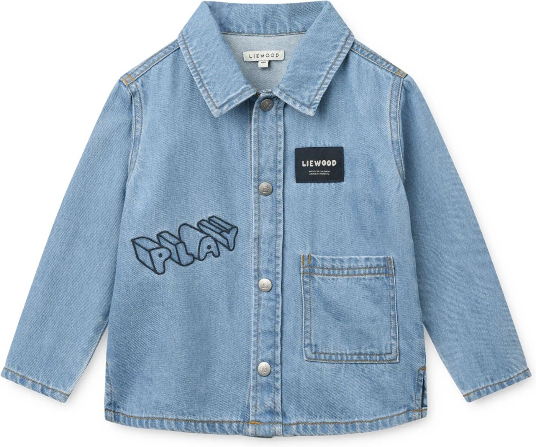 Liewood Chemise Greg Play Denim Bleu 18 mois