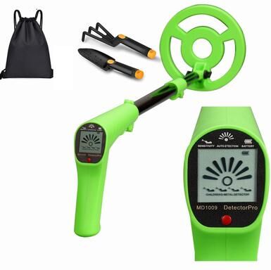 United Kids Metal Detector Outdoor Treasure Hunt Toy For Children green