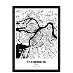 POSTER St. Petersburg - Russland A3 Rahmenlos