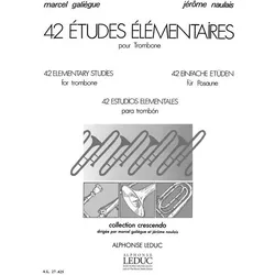 Galiegue/Naulais 42 Etudes Elementaires Trombone (Collection Crescendo), Fachbücher von Jules Naulais, Louis Gallegue