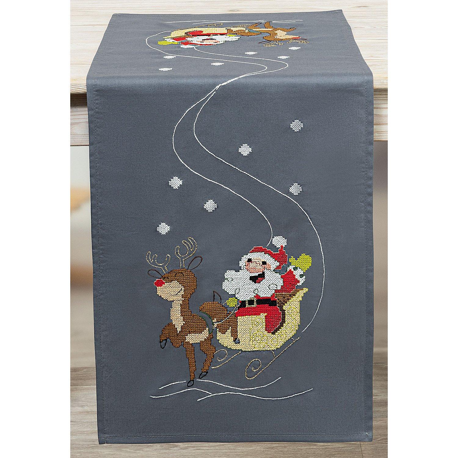 Stickläufer "Santa's wilde Fahrt"