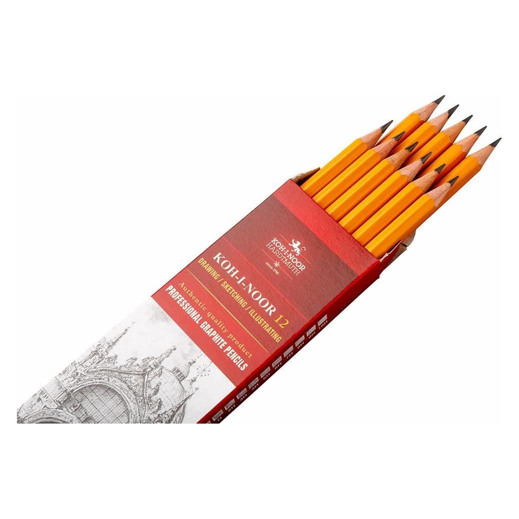 Koh-i-Noor KOH- und NO-Graphit 1500 (2.50 mm, 6B, 12x) (TKOH0091D)