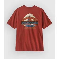 Patagonia Great Waves Responsibili- T-Shirt rusty red Gr. M