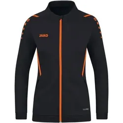 JAKO Damen Polyesterjacke Challenge, Größe 34 in Schwarz Schwarz