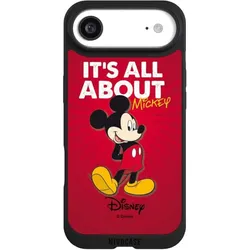 Nivocase Handyhülle für Apple iPhone Air Hülle NIVOpure Case Schwarz Disney Maus Offizielles Lizenzprodukt (Apple iPhone Air), Smartphone Hülle, Schwarz