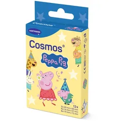Cosmos Peppa Pig Pflasterstrips 3 Größen 12 St