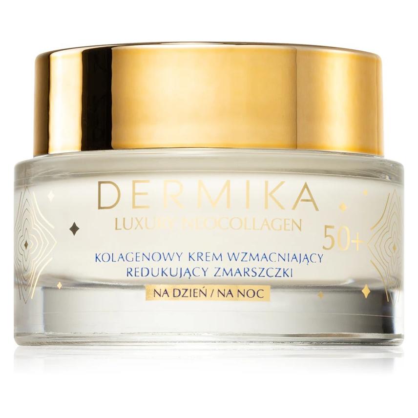 Dermika Luxury Neocollagen 50+ collagen strengthening cream for wrinkle reduction for day / night (50 ml, 24h Creme) (33081141)