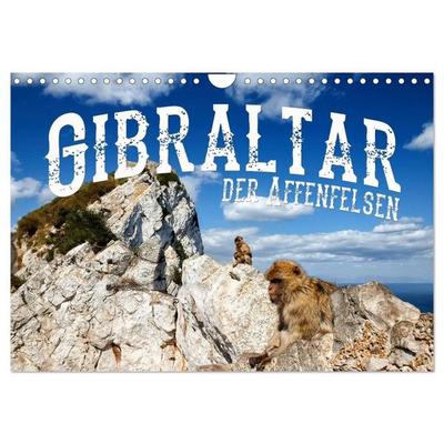 Gibraltar - der Affenfelsen (Wandkalender 2027 DIN A4 quer), CALVENDO Monatskalender