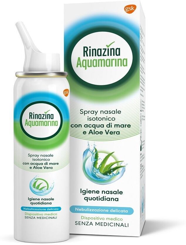 HALEON ITALY Srl Rinazina Aquamarina Spray Nasale Isotonico Delicato, 100 ml