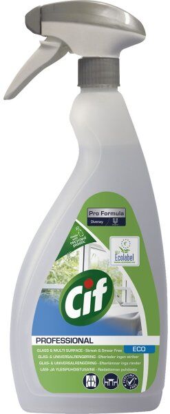 Cif Pro Eco Glas & Universalrengøring, 750 Ml