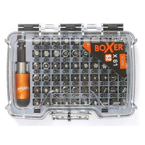 Boxer Bitssaet 61 dele - S2 stål (31202)