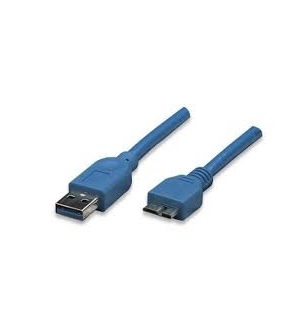 IC Intracom USB3.0 Kabel Stecker Typ A-Stecker Micro B 2m blau Digital/Daten USB 3.0 Blau (ICOC-MUSB3-A-020)