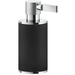 Gessi Inciso Standseifenspender, Behälter schwarz matt, 58538031, Farbe: Chrom