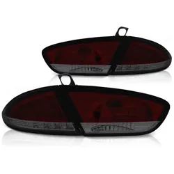 LED Rückleuchten passend für Seat Leon 1P1 Facelift Bj. 09-12 Rot/Smoke
