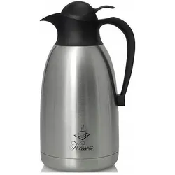 Promis Tischthermoskanne TMH-20BK, Thermoskanne, Schwarz, Silber, Grau
