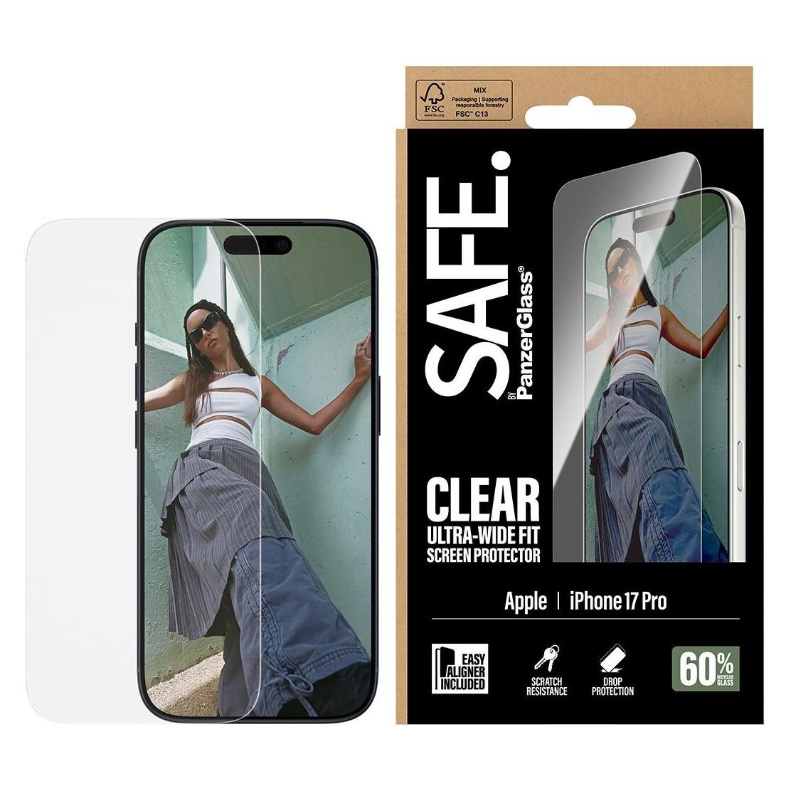 PanzerGlass Safe. (1 Stk., Apple iPhone 17 Pro) (SA74726)