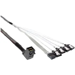 InLine Mini SAS HD Kabel (50 cm, Mini-SAS), Interne Kabel (PC)