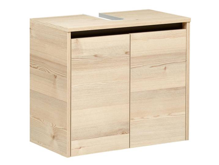 Xora Waschbeckenunterschrank Xora 393, Pinienfarben, 60x53x33 cm, individuell planbar, Zusatzausstattung erhältlich, hängend, Badezimmer, Badmöbel, Waschbeckenunterschränke