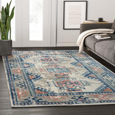 Abani Porto Collection Tribal Grey Area Rug