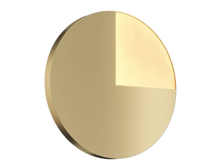 Applique murale Led 12W moderne et élégante circulaire doré ø 44,8 cm