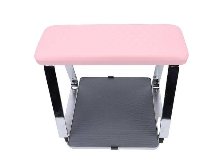 Repose-pieds de pédicure - Modèle Kequ - Mousse à mémoire - Plateau intégré - Roulettes
