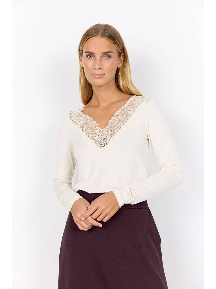 soyaconcept Longsleeve "Marica" in Creme - XL