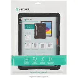 eSTUFF Galaxy Tab Active Pro (Samsung Galaxy Tab Active Pro), Tablet Hülle, Schwarz