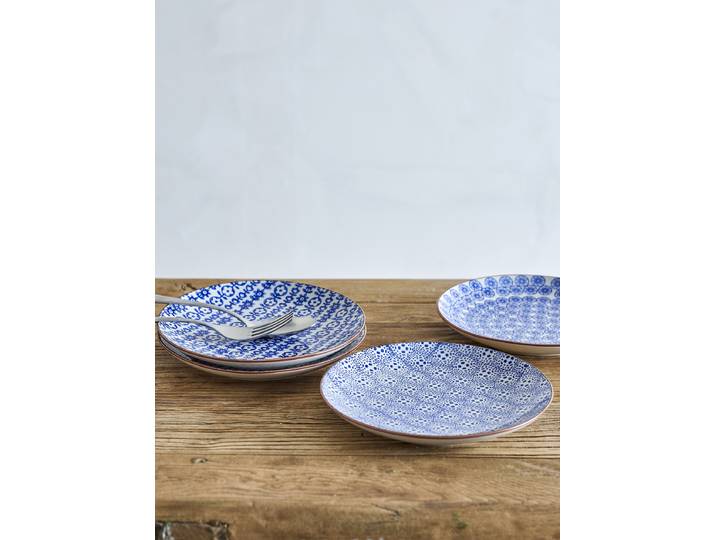 Teller Karine 4-teilig Ø 20cm Blau