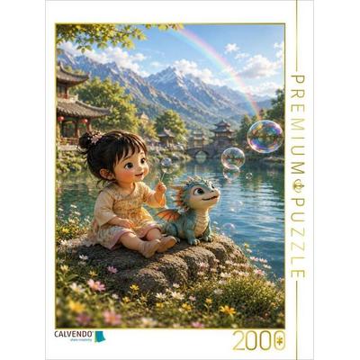CALVENDO Puzzle Die Farben des Glücks | 2000 Teile Lege-Größe 90x67cm Foto-Puzzle für glückliche Stunden