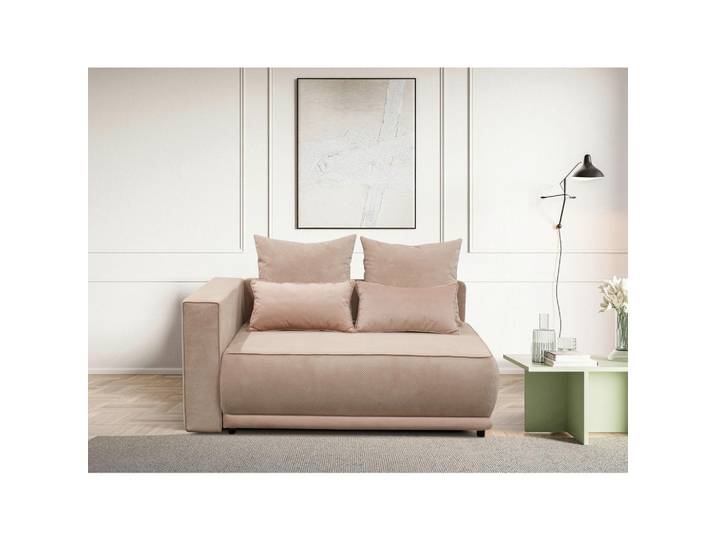 Mid.you Récamiere Iga, Rosa, Kunststoff, Füllung: Schaumstoff, 168x73x99 cm, Made in EU, Wohnzimmer, Sofas & Couches, Sofas, Recamieren