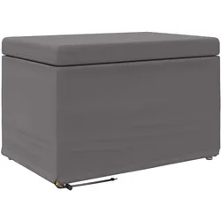 Grauer Hocker aus Kunstleder und Verbundholz, Modell Apex Select Pro