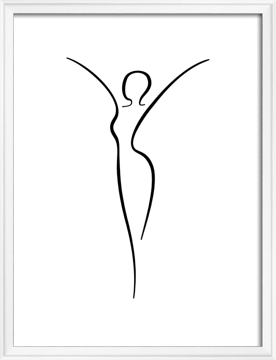 Walther Design Silhouette Houten Lijst Wit - 30x40 cm