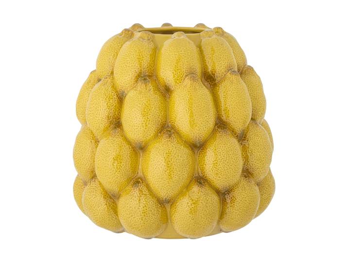 Bloomingville Limone vaas Ø22 cm Geel
