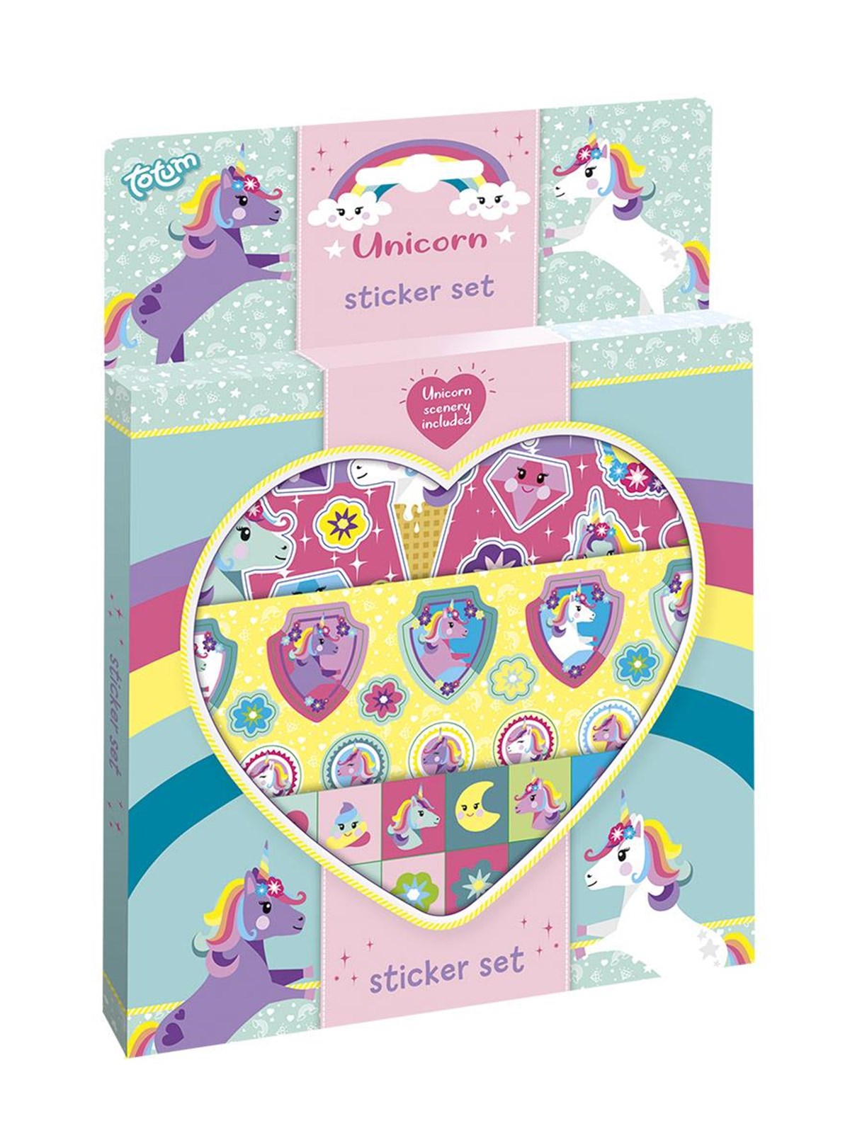 Totum - Unicorn Stickerset kids' stickers