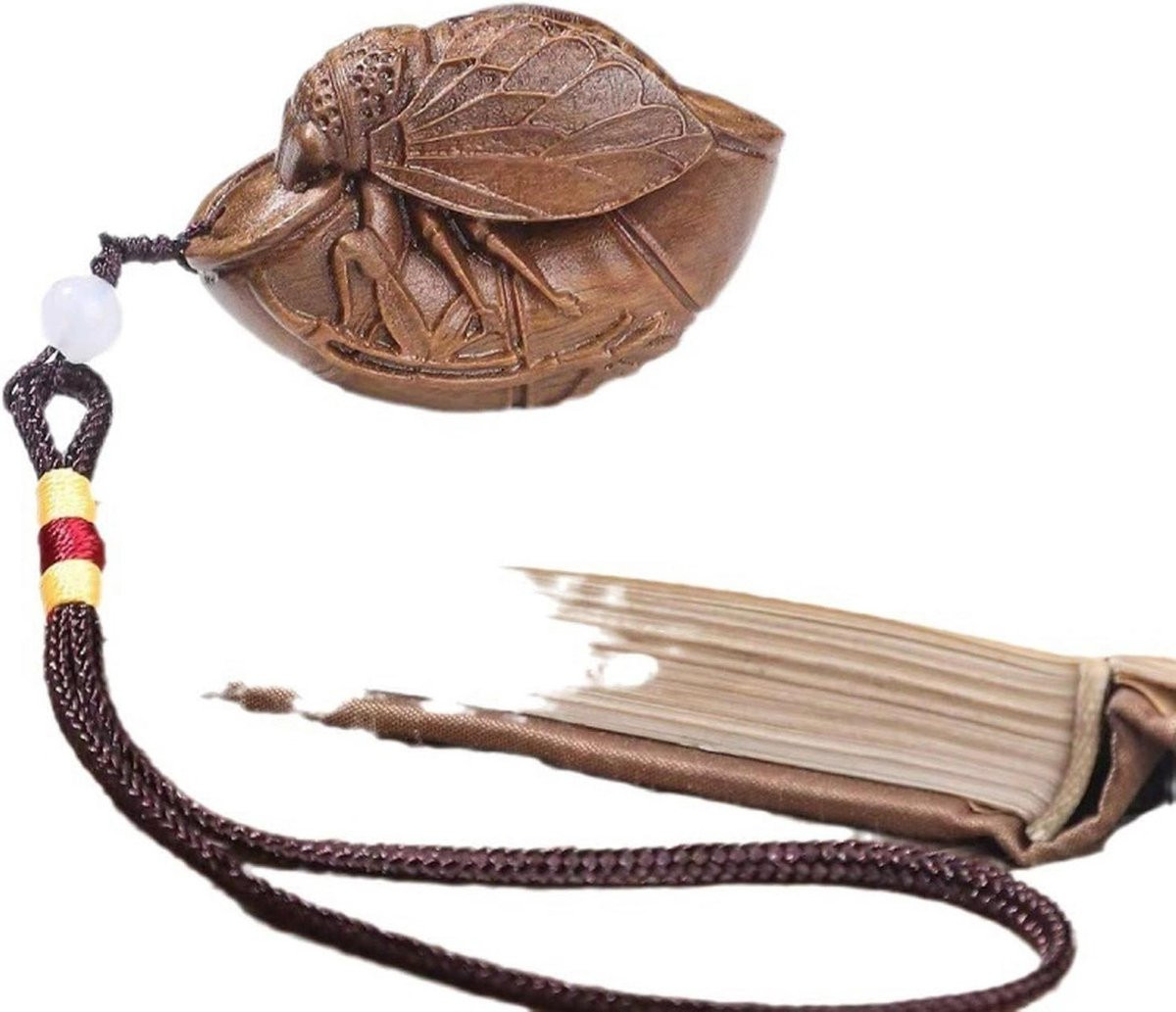 Houten Sculptuur Decoratief Beeldje Houtkleur 4 cm