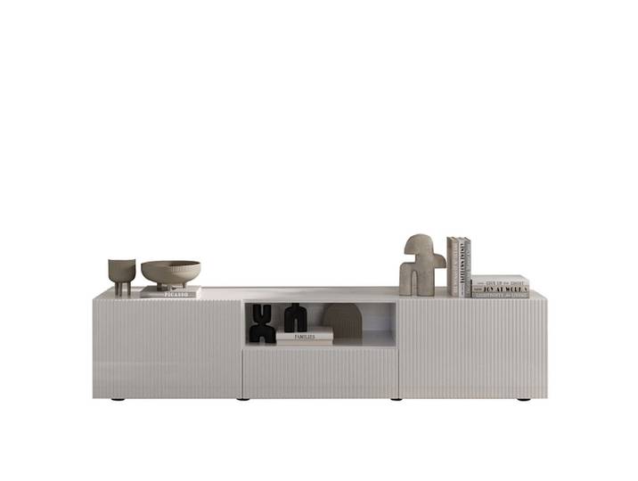 TV-Möbel RIO 181cm weiss glänzend