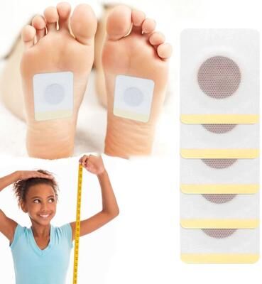 Uplifted Finds Height Increase Foot Patch Natural Herbal Bone Growth Foot Health Care 12 Pcs