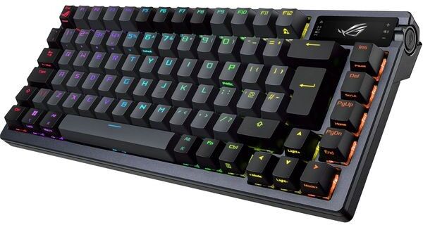 Asus ROG Azoth 75% Wireless Mechanical Gaming Keyboard, ROG NX Red Switches, UK Layout - Black