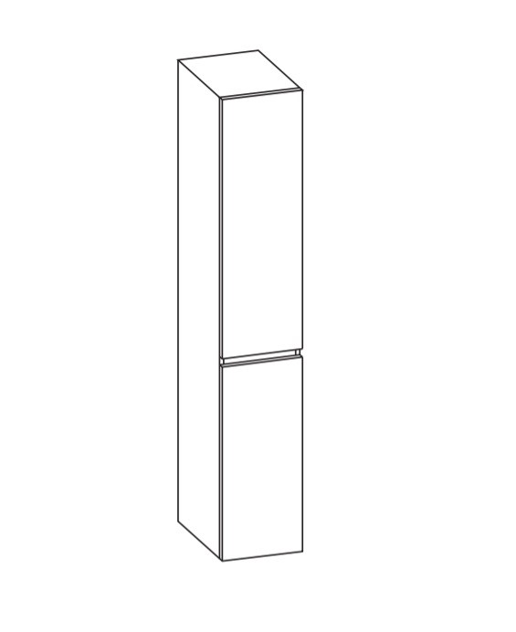 Artiqua 400 Hochschrank, Stahlgrau, 400-HTT-2-30-R-7142-88 400-HTT-2-30-R-7142-88