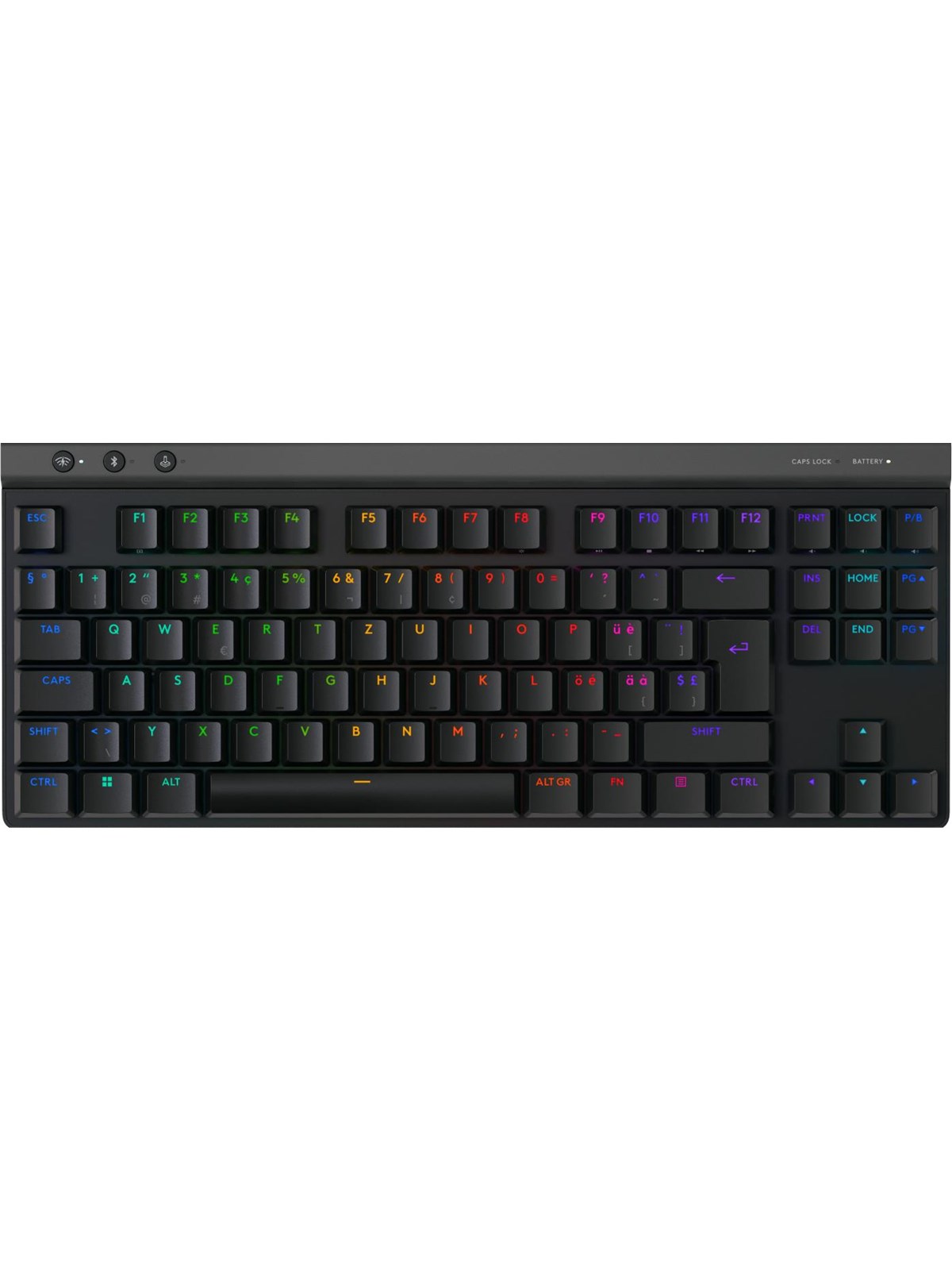 Logitech G515 LIGHTSPEED TKL - Tactile - Gaming Tastatur (TKL) - 80% - Schweiz - Schwarz