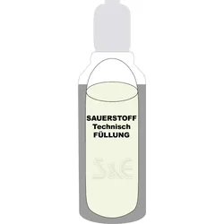 2 Liter Füllung Sauerstoff 2.5