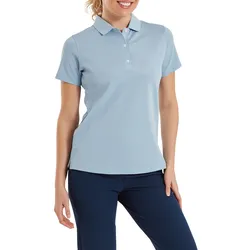 FootJoy Polo Stretch Pique Solid, blaugrau