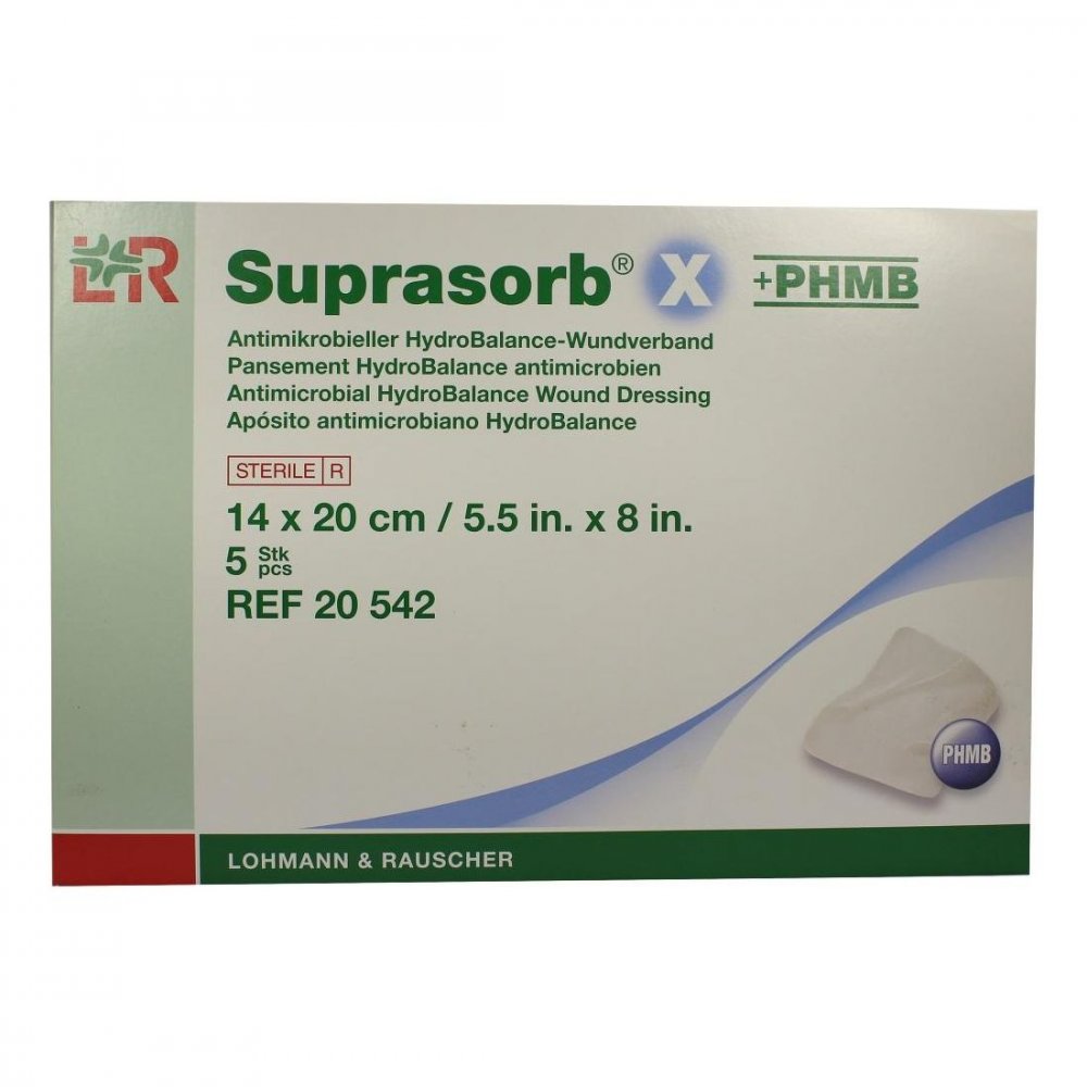 Lohmann & Rauscher GmbH & Co.KG Suprasorb X + Phmb Hydrobalance Wundverband 14x20cm 03490849