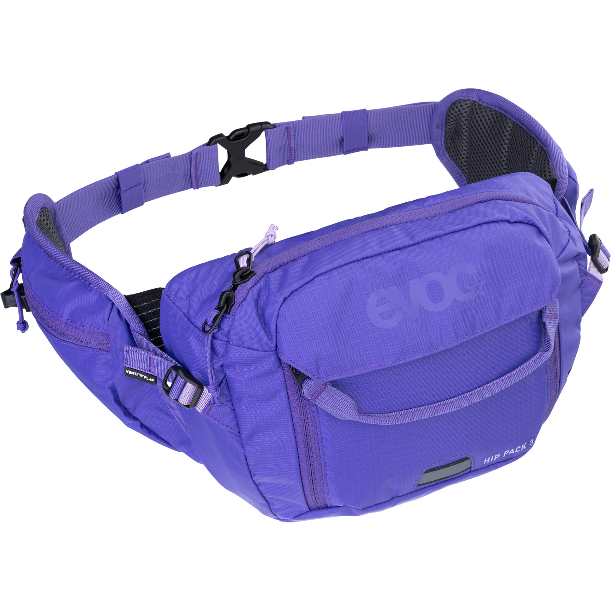 Evoc Hip Pack 3 + Hydration Bladder 1.5 Hüfttasche Fahrradtaschen lila Größe 3L Mountainbike