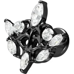 Titan Labret mit Innengewinde GOTISCHES DESIGN