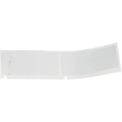 Brady, Etikettenrolle, M4-60-428, metallisierter Polyester, Schwarz auf Silber, 25.40 x 50.80 mm, permanent (140 E. (25.40 mm)