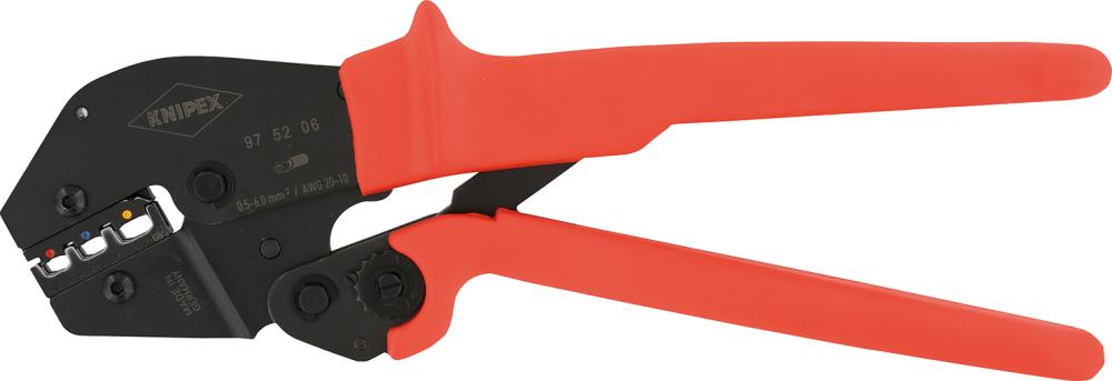 KNIPEX Crimpzange für Kabelschuhe und Steckverbinder