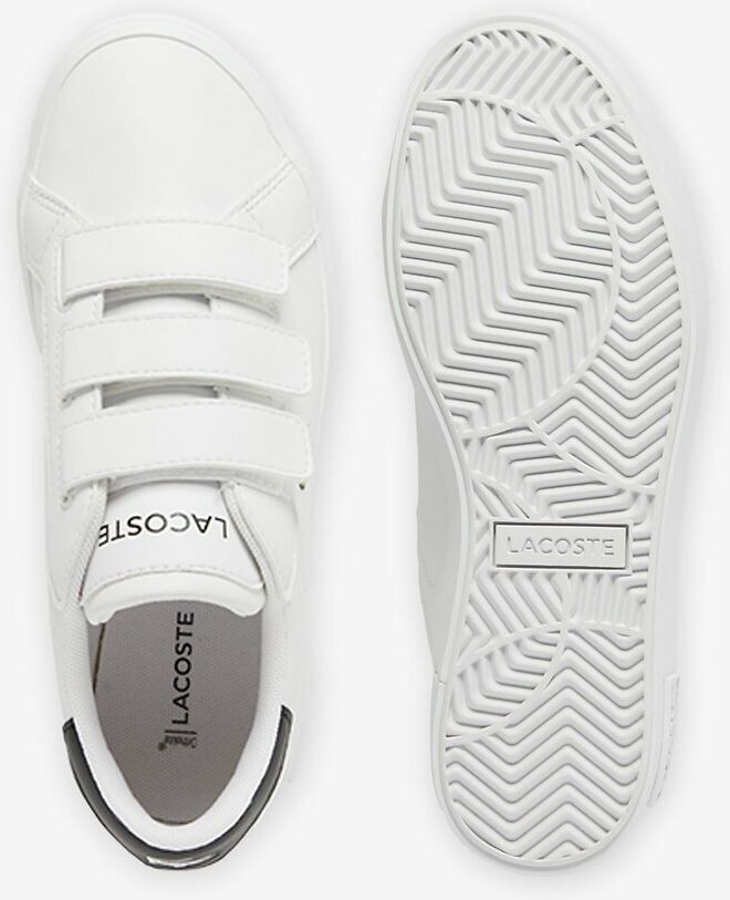 LACOSTE Sneakers Powercourt enfant WHT/BLK