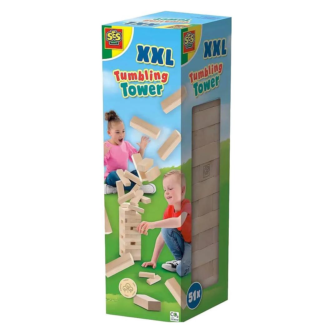 Ses Tumbling Tower Xxl (Deutsch, Englisch, Französisch, Niederländisch, Spanisch, 2 - 6 Spieler) (02313)